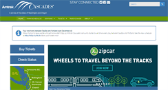 Desktop Screenshot of amtrakcascades.com